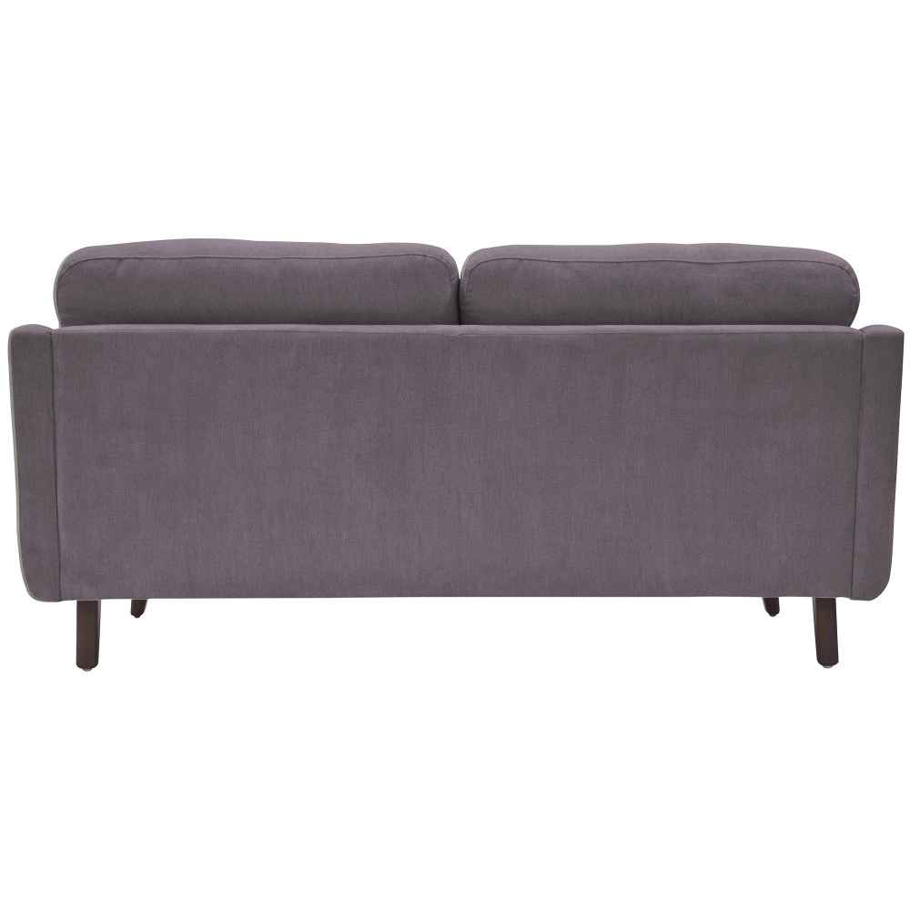 Elle Decor Chloe MidCentury Modern Sofa Dark GrayChestnut PopularChairscom Elle Decor Chloe Mid Century Modern Sofa Dark GrayChestnut PopularChairscom