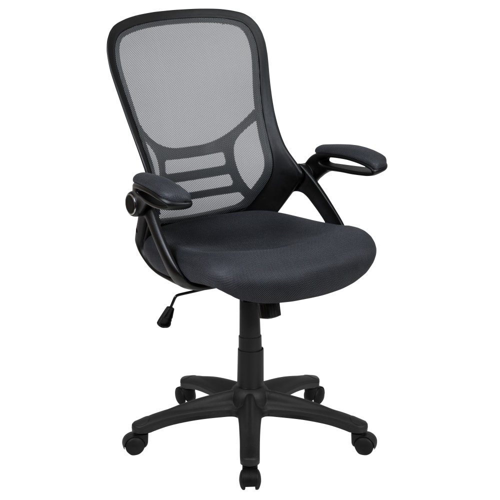 Flash Furniture Porter Ergonomic Mesh HighBack Office Chair Gray PopularChairscom Flash Furniture Porter Ergonomic Mesh High Back Office Chair Gray PopularChairscom