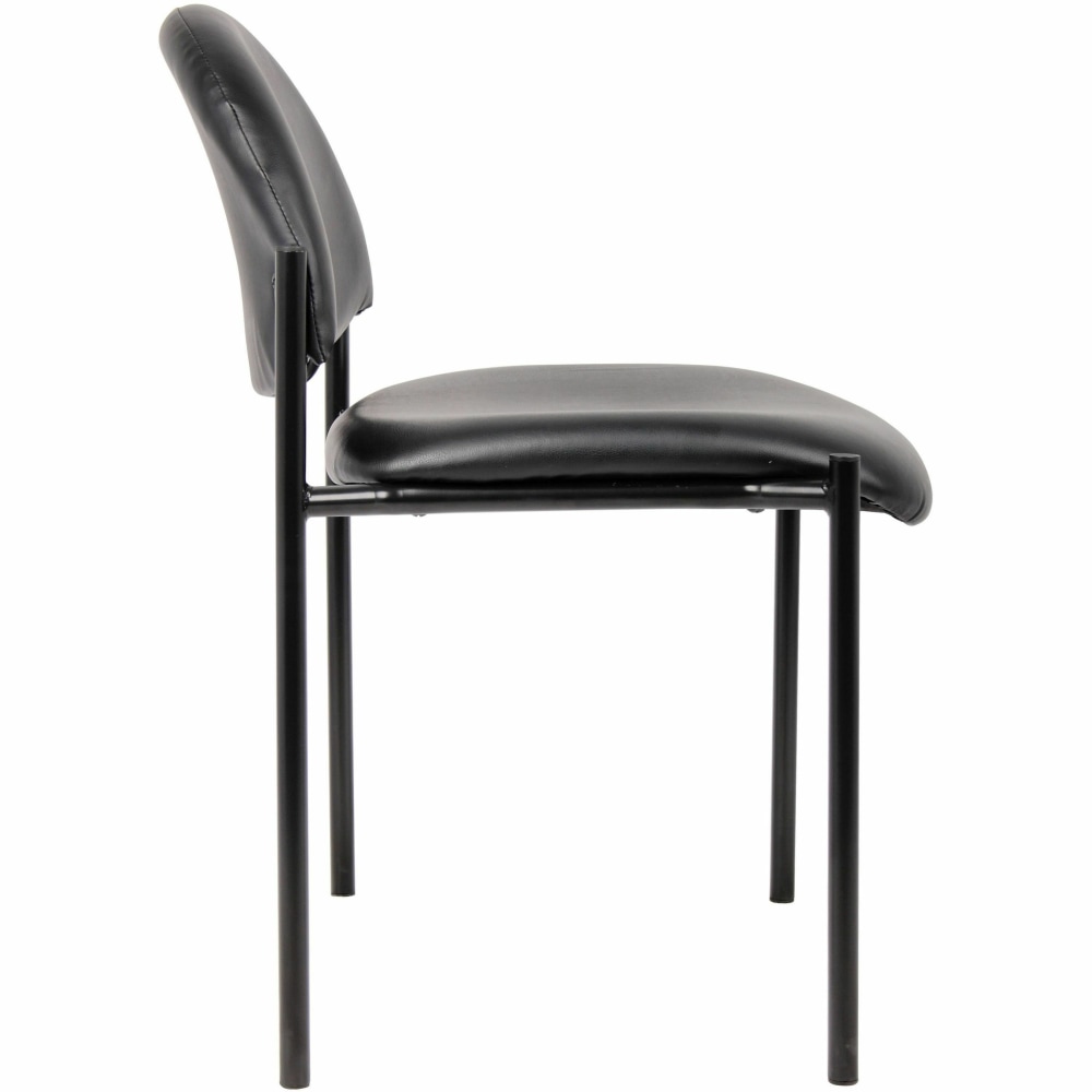 Lorell Reception Guest Chair Vinyl Back Material Tubular Steel Frame Material Fourlegged Base Black 1 Each PopularChairscom Lorell Reception Guest Chair Vinyl Back Material Tubular Steel Frame Material Four legged Base Black 1 Each PopularChairscom