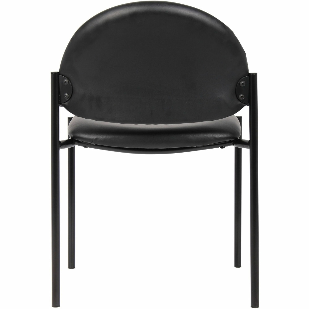 Lorell Reception Guest Chair Vinyl Back Material Tubular Steel Frame Material Fourlegged Base Black 1 Each PopularChairscom Lorell Reception Guest Chair Vinyl Back Material Tubular Steel Frame Material Four legged Base Black 1 Each PopularChairscom
