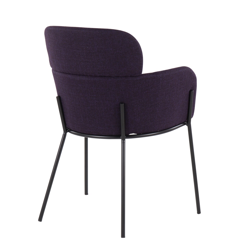 LumiSource Milan Chairs Purple NoiseBlack Set Of 2 Chairs PopularChairscom LumiSource Milan Chairs Purple NoiseBlack Set Of 2 Chairs PopularChairscom