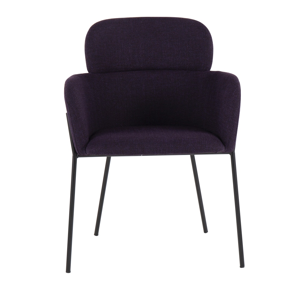 LumiSource Milan Chairs Purple NoiseBlack Set Of 2 Chairs PopularChairscom LumiSource Milan Chairs Purple NoiseBlack Set Of 2 Chairs PopularChairscom