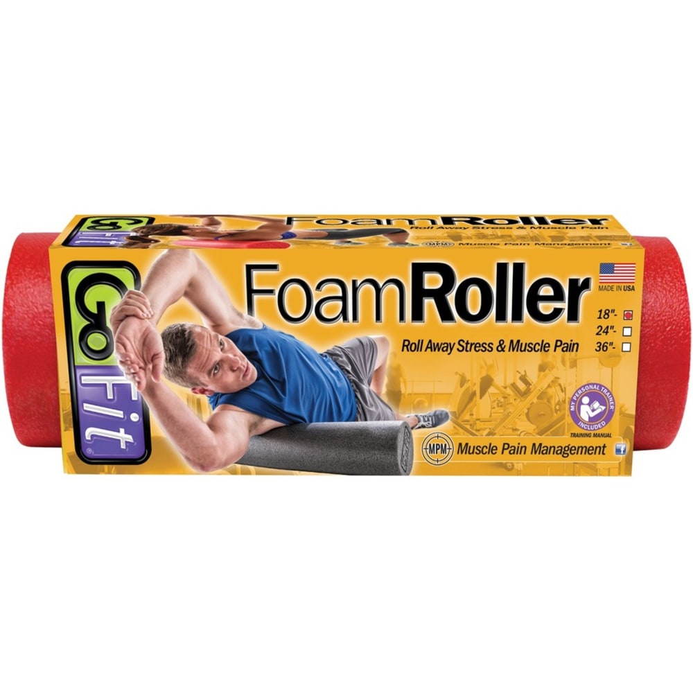 GoFit GFFROLL Foam Roller Red PopularChairscom GoFit GF FROLL Foam Roller Red PopularChairscom