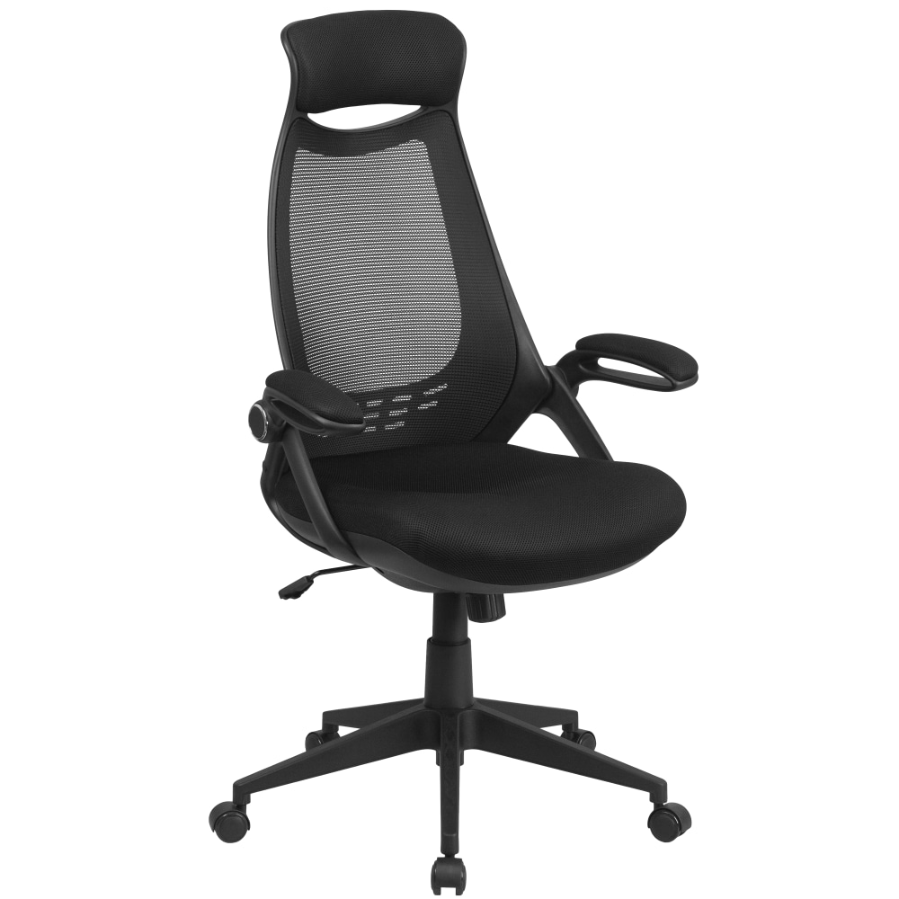 Flash Furniture Mesh HighBack Swivel Chair Black PopularChairscom Flash Furniture Mesh High Back Swivel Chair Black PopularChairscom