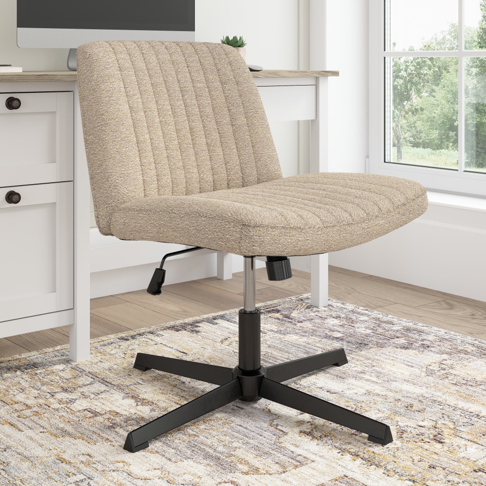 Bush Furniture Sutton Ergonomic Fabric Armless Mid Back Computer Chair Without Wheels Cool Beige Fabric Standard Delivery PopularChairscom Bush Furniture Sutton Ergonomic Fabric Armless Mid Back Computer Chair Without Wheels Cool Beige Fabric Standard Delivery PopularChairscom