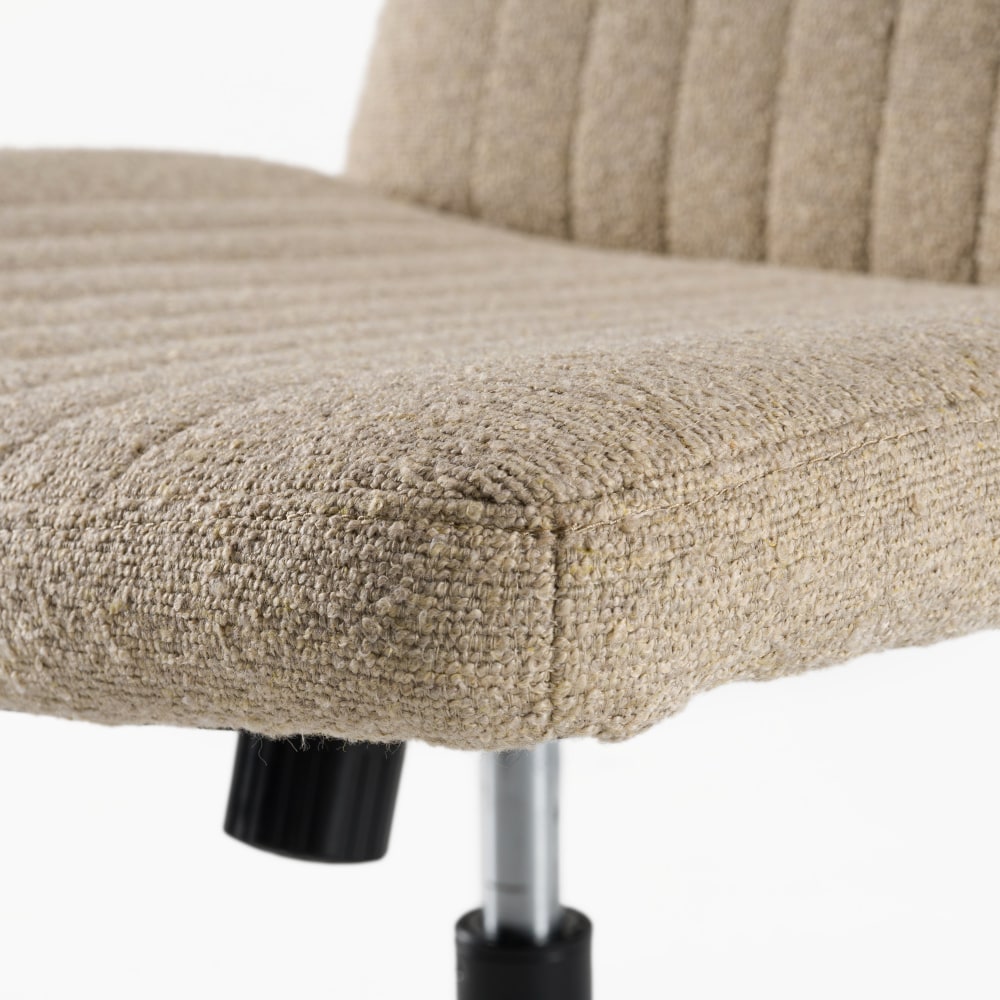 Bush Furniture Sutton Ergonomic Fabric Armless Mid Back Computer Chair Without Wheels Cool Beige Fabric Standard Delivery PopularChairscom Bush Furniture Sutton Ergonomic Fabric Armless Mid Back Computer Chair Without Wheels Cool Beige Fabric Standard Delivery PopularChairscom