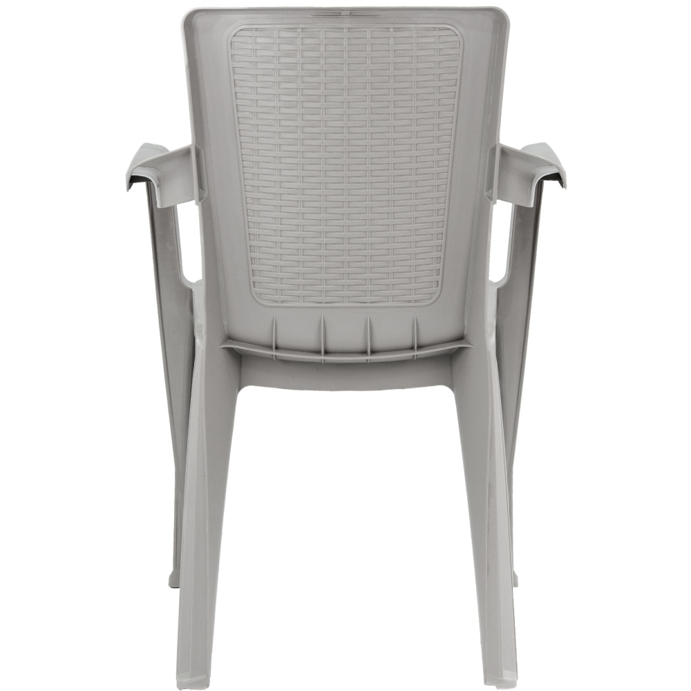 Inval Stackable Patio Dining Chairs Plastic Taupe Pack Of 4 Chairs PopularChairscom Inval Stackable Patio Dining Chairs Plastic Taupe Pack Of 4 Chairs PopularChairscom