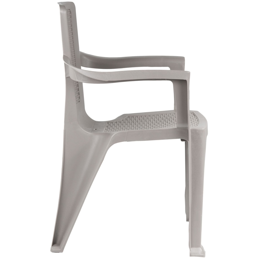 Inval Stackable Patio Dining Chairs Plastic Taupe Pack Of 4 Chairs PopularChairscom Inval Stackable Patio Dining Chairs Plastic Taupe Pack Of 4 Chairs PopularChairscom