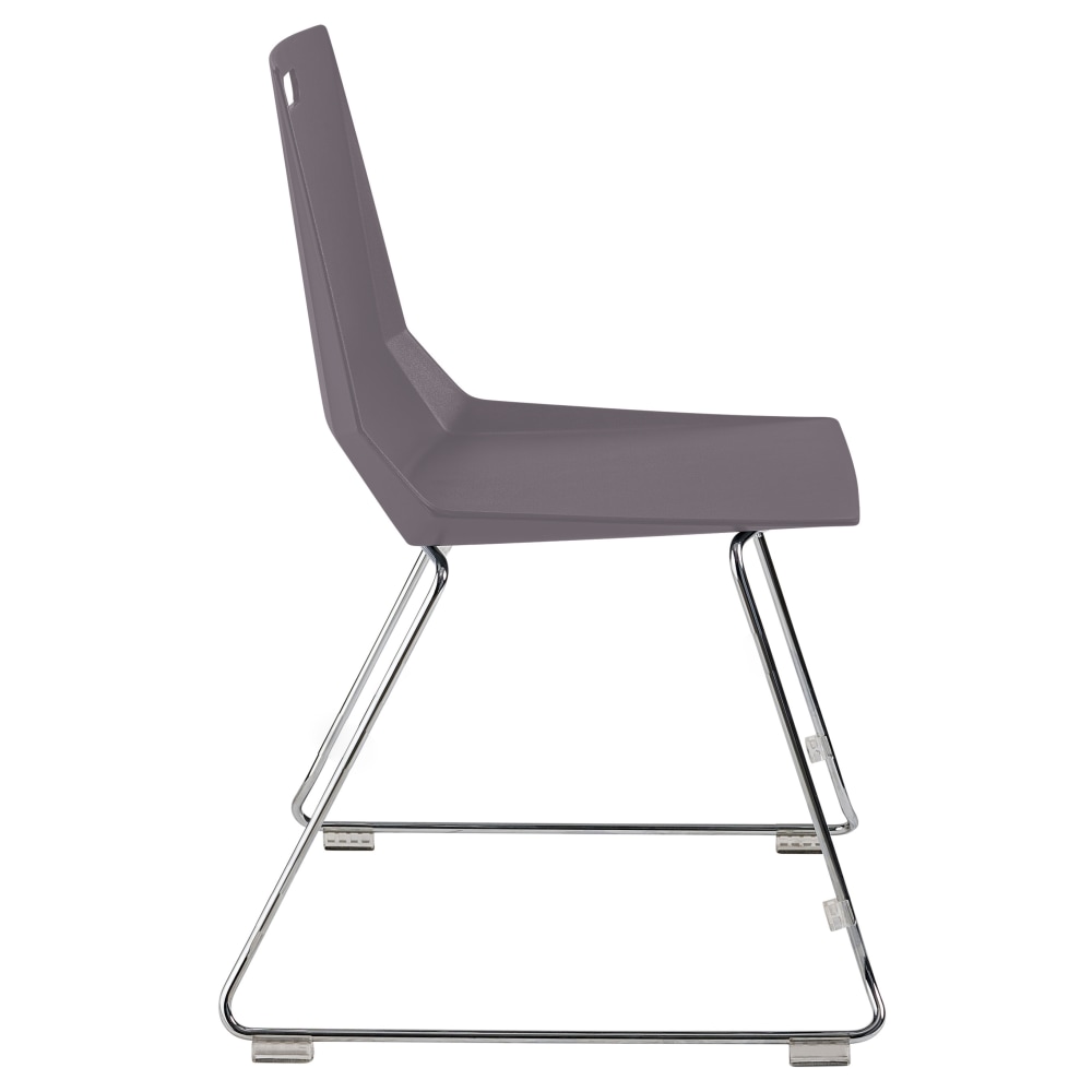 National Public Seating LuvraFlex Polypropylene Stacking Chairs CharcoalChrome Pack Of 4 Chairs PopularChairscom National Public Seating LuvraFlex Polypropylene Stacking Chairs CharcoalChrome Pack Of 4 Chairs PopularChairscom