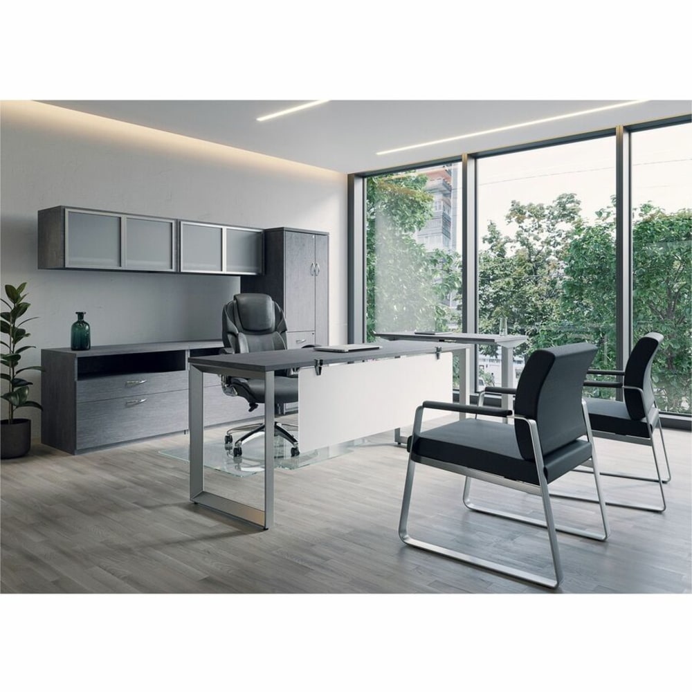 Lorell Wellness by Design Ergonomic Bonded Leather Executive Chair With Dormeo Octaspring Technology Black PopularChairscom Lorell Wellness by Design Ergonomic Bonded Leather Executive Chair With Dormeo Octaspring Technology Black PopularChairscom