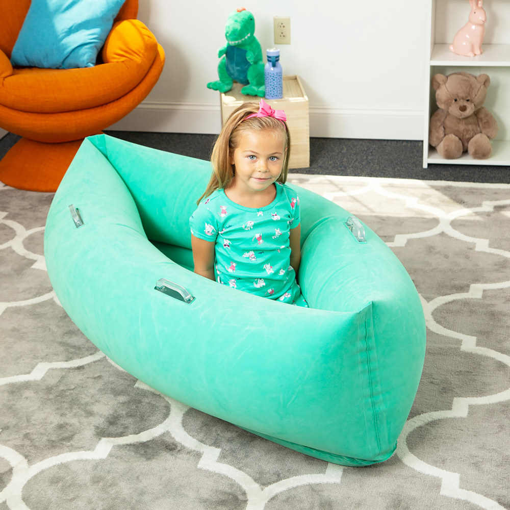 Bouncyband Comfy Hugging Peapod PVC Sensory Pod 48in Green PopularChairscom Bouncyband Comfy Hugging Peapod PVC Sensory Pod 48in Green PopularChairscom