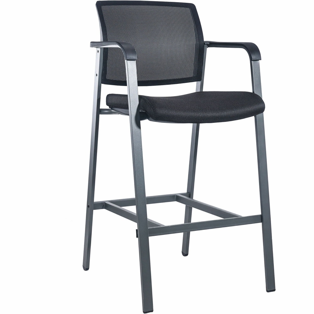 Lorell Mesh Back Stackable Guest Stool BlackGray PopularChairscom Lorell Mesh Back Stackable Guest Stool BlackGray PopularChairscom