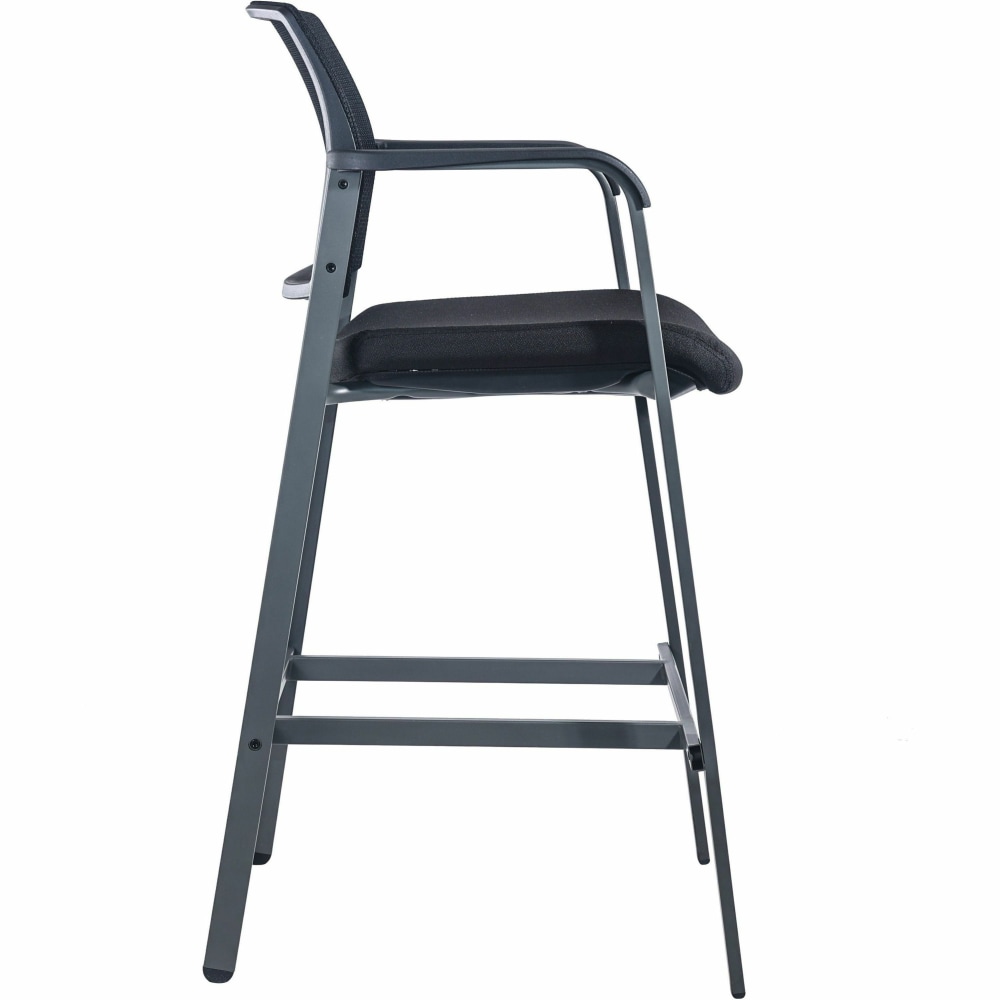 Lorell Mesh Back Stackable Guest Stool BlackGray PopularChairscom Lorell Mesh Back Stackable Guest Stool BlackGray PopularChairscom