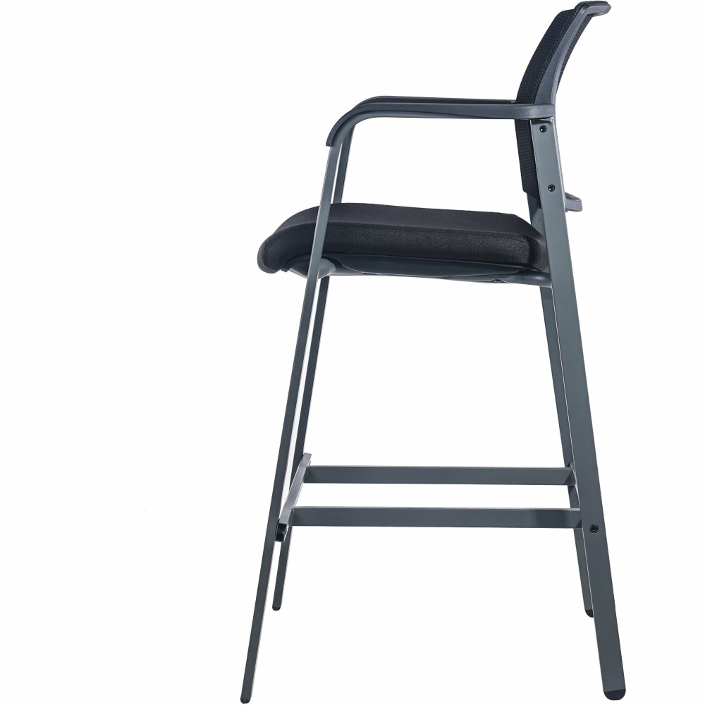 Lorell Mesh Back Stackable Guest Stool BlackGray PopularChairscom Lorell Mesh Back Stackable Guest Stool BlackGray PopularChairscom