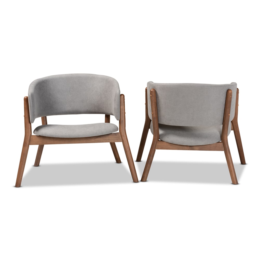 Baxton Studio Baron Living Room Accent Chairs Light GrayWalnut Set Of 2 Chairs PopularChairscom Baxton Studio Baron Living Room Accent Chairs Light GrayWalnut Set Of 2 Chairs PopularChairscom