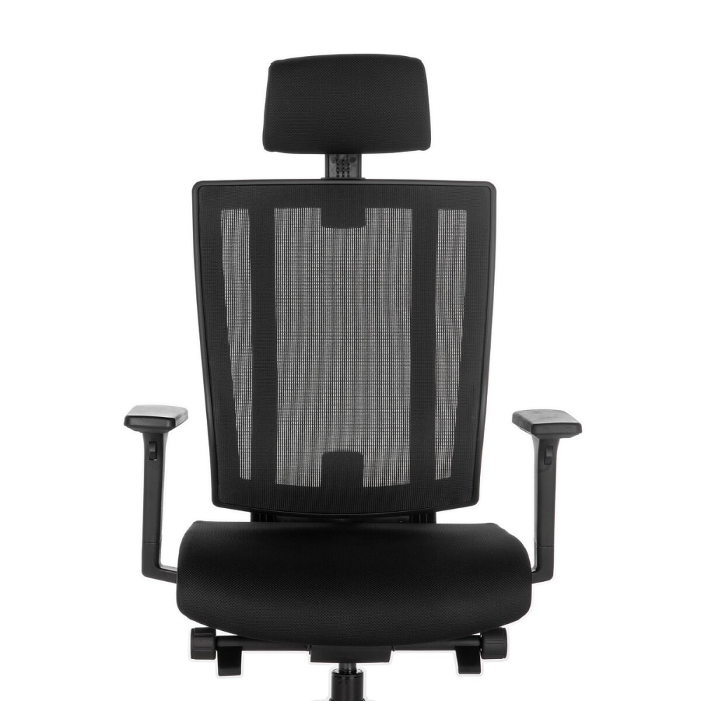 VARI Ergonomic Nylon HighBack Task Chair With Headrest Black PopularChairscom VARI Ergonomic Nylon High Back Task Chair With Headrest Black PopularChairscom