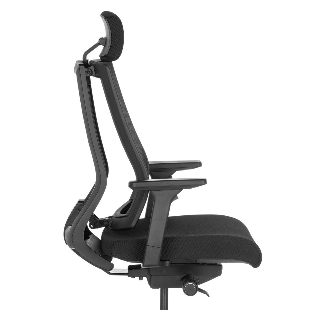 VARI Ergonomic Nylon HighBack Task Chair With Headrest Black PopularChairscom VARI Ergonomic Nylon High Back Task Chair With Headrest Black PopularChairscom