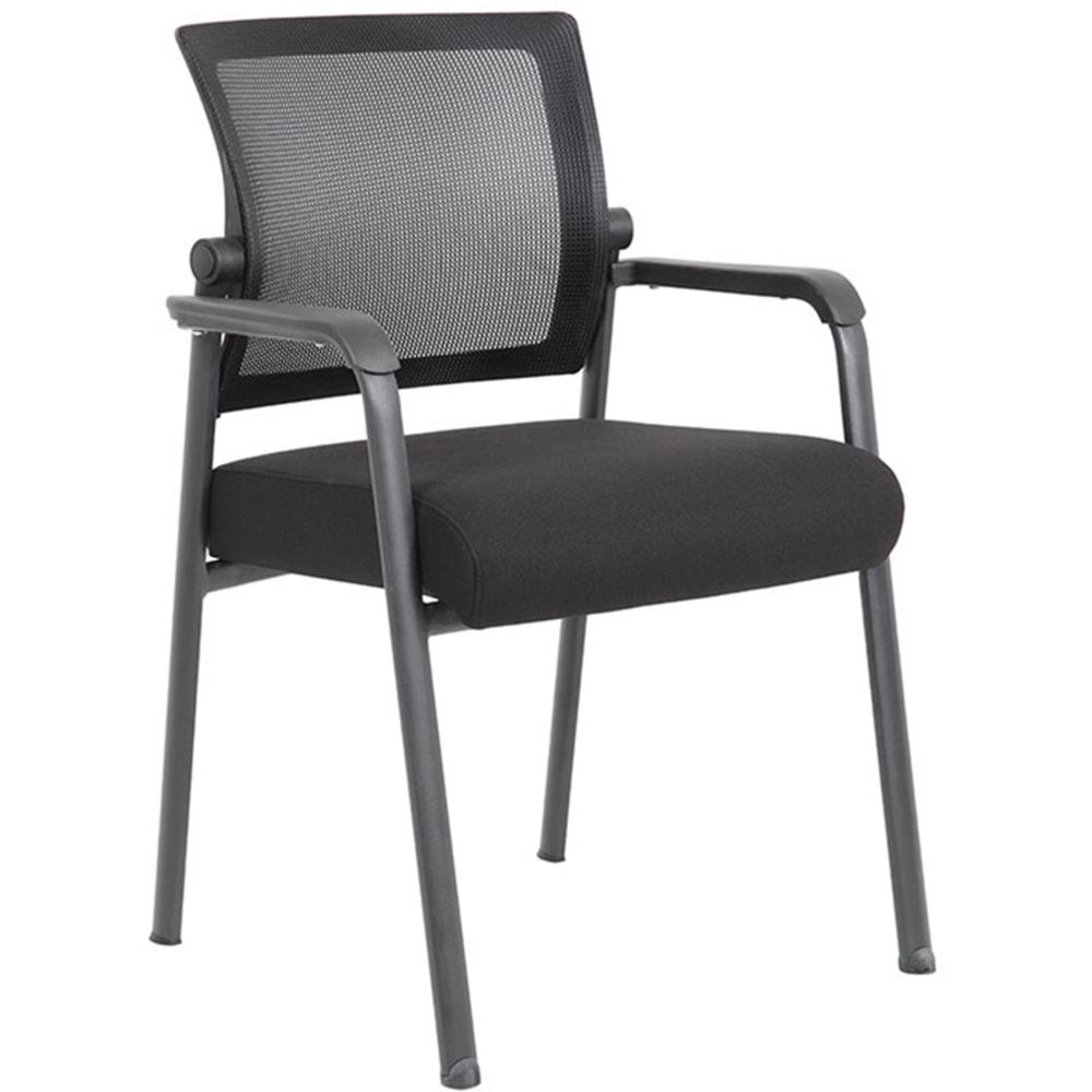 Boss Office Products Mesh 4Legged Guest Chair Black PopularChairscom Boss Office Products Mesh 4 Legged Guest Chair Black PopularChairscom