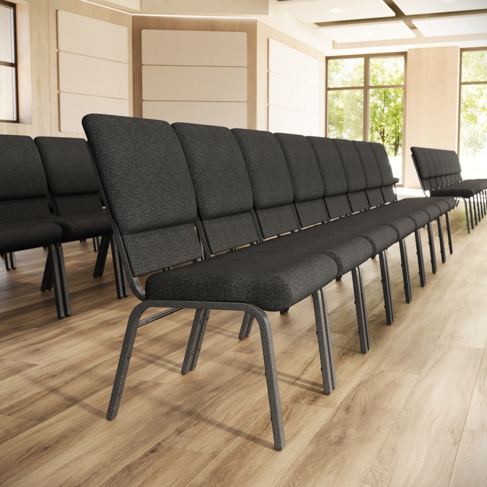 Flash Furniture HERCULES Series Stackable Church Chair Dark GraySilvervein PopularChairscom Flash Furniture HERCULES Series Stackable Church Chair Dark GraySilvervein PopularChairscom