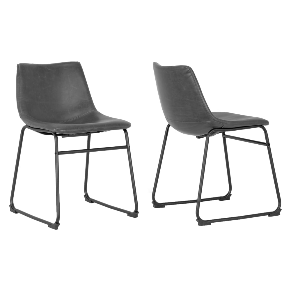 Glamour Home Adan Dining Chairs Vintage Gray Set Of 2 Chairs PopularChairscom Glamour Home Adan Dining Chairs Vintage Gray Set Of 2 Chairs PopularChairscom