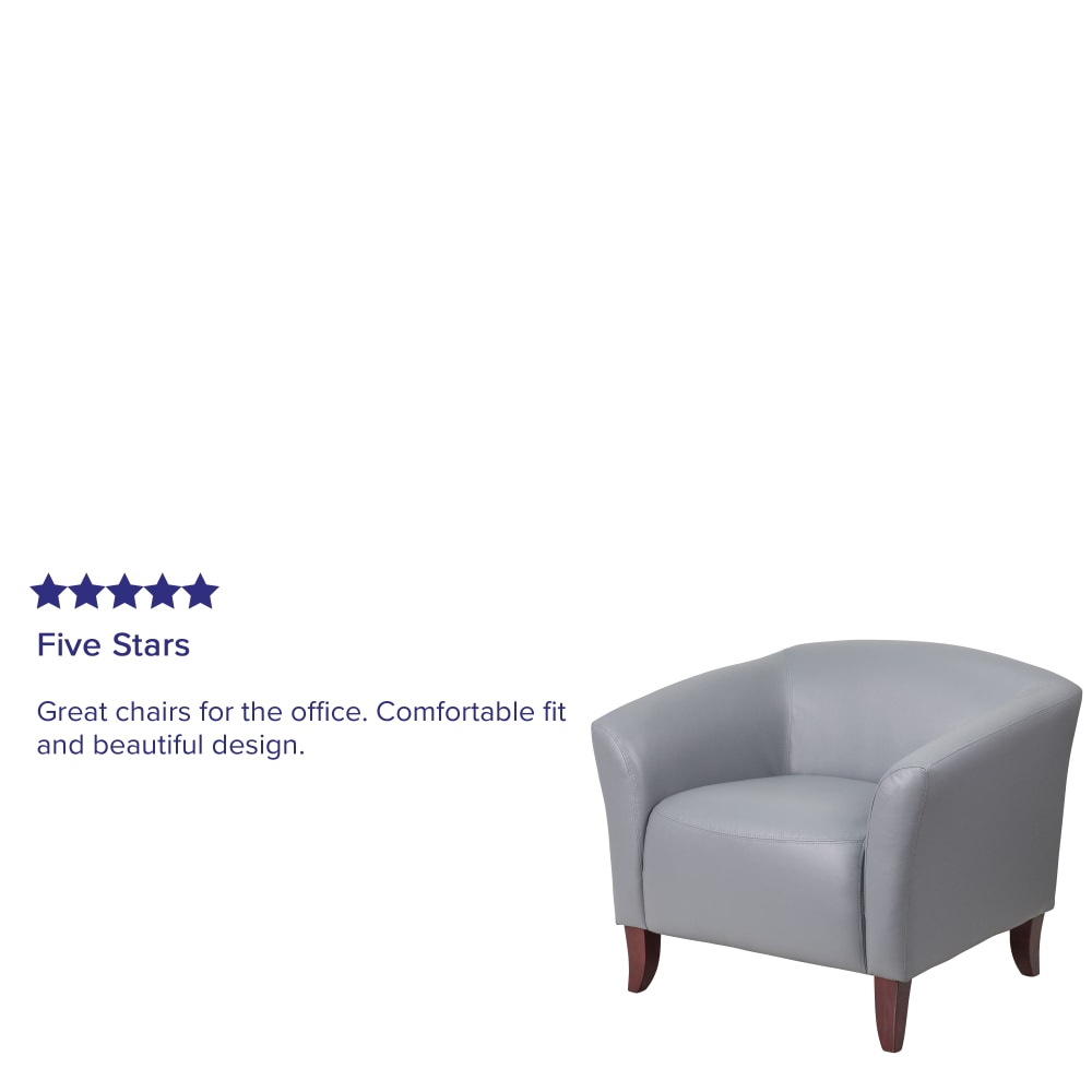 Flash Furniture HERCULES Imperial Series Reception Accent Chair Gray PopularChairscom Flash Furniture HERCULES Imperial Series Reception Accent Chair Gray PopularChairscom