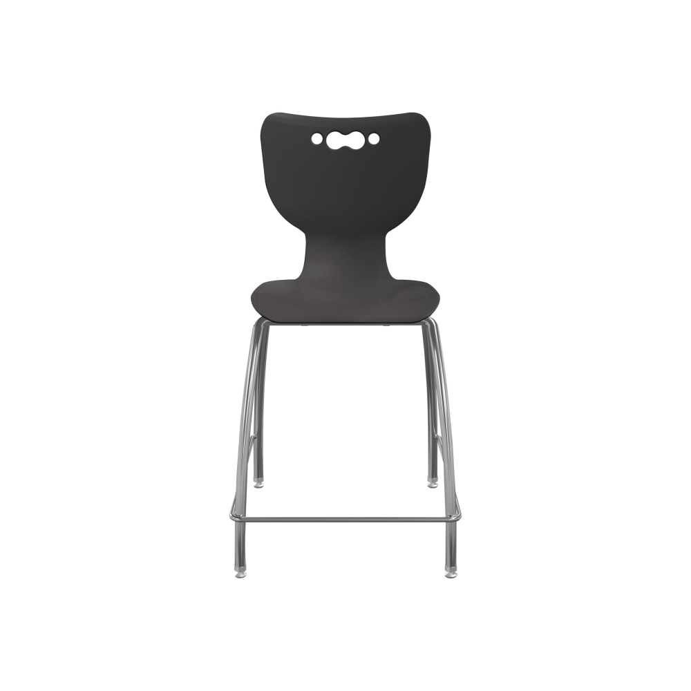 Hierarchy 4Leg School Stool 30in BlackChrome PopularChairscom Hierarchy 4 Leg School Stool 30in BlackChrome PopularChairscom