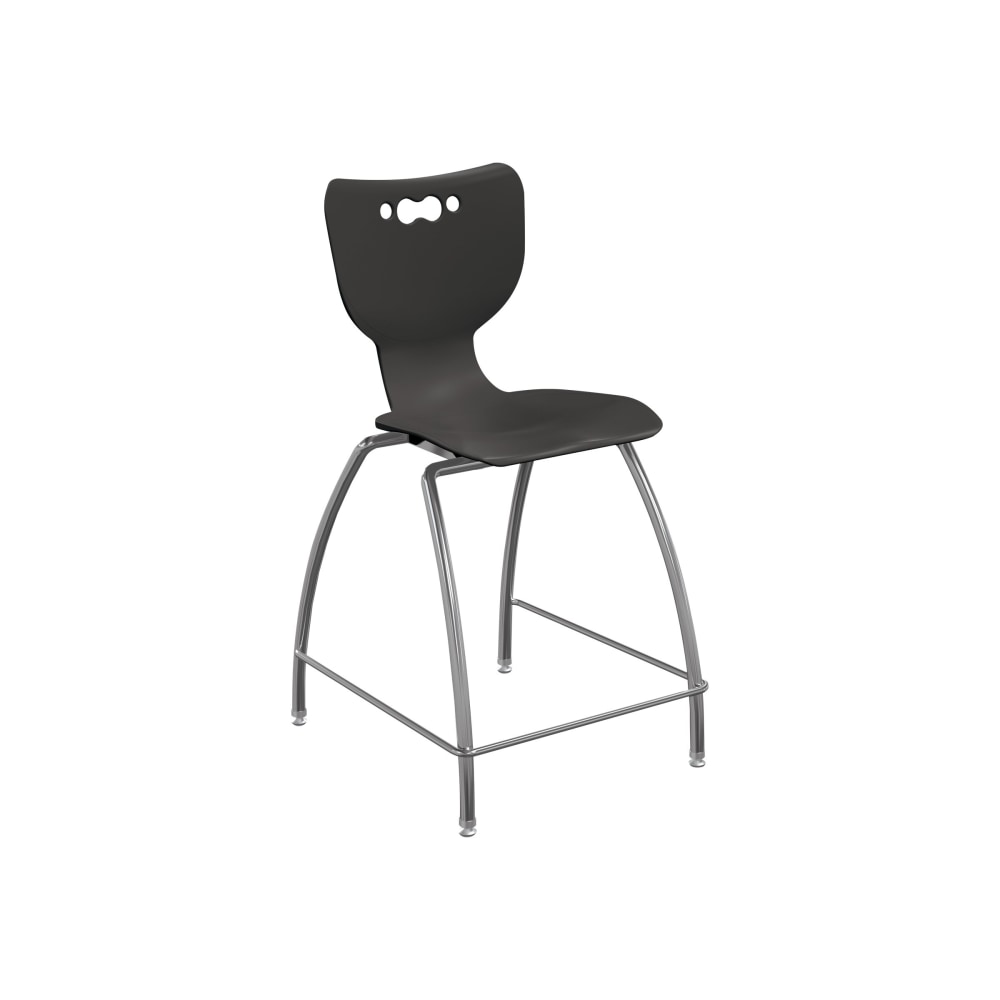 Hierarchy 4Leg School Stool 30in BlackChrome PopularChairscom Hierarchy 4 Leg School Stool 30in BlackChrome PopularChairscom