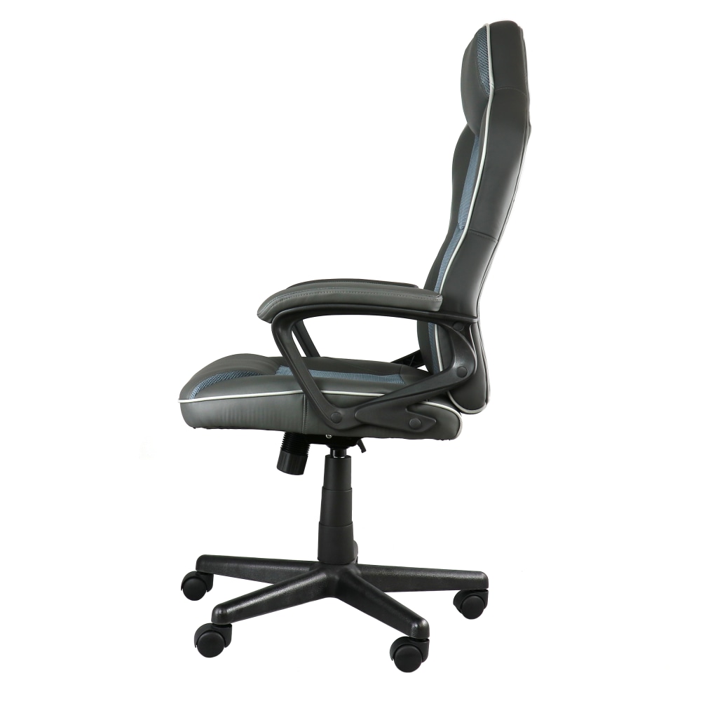 Elama Faux Leather HighBack Adjustable Office Task Chair Black PopularChairscom Elama Faux Leather High Back Adjustable Office Task Chair Black PopularChairscom