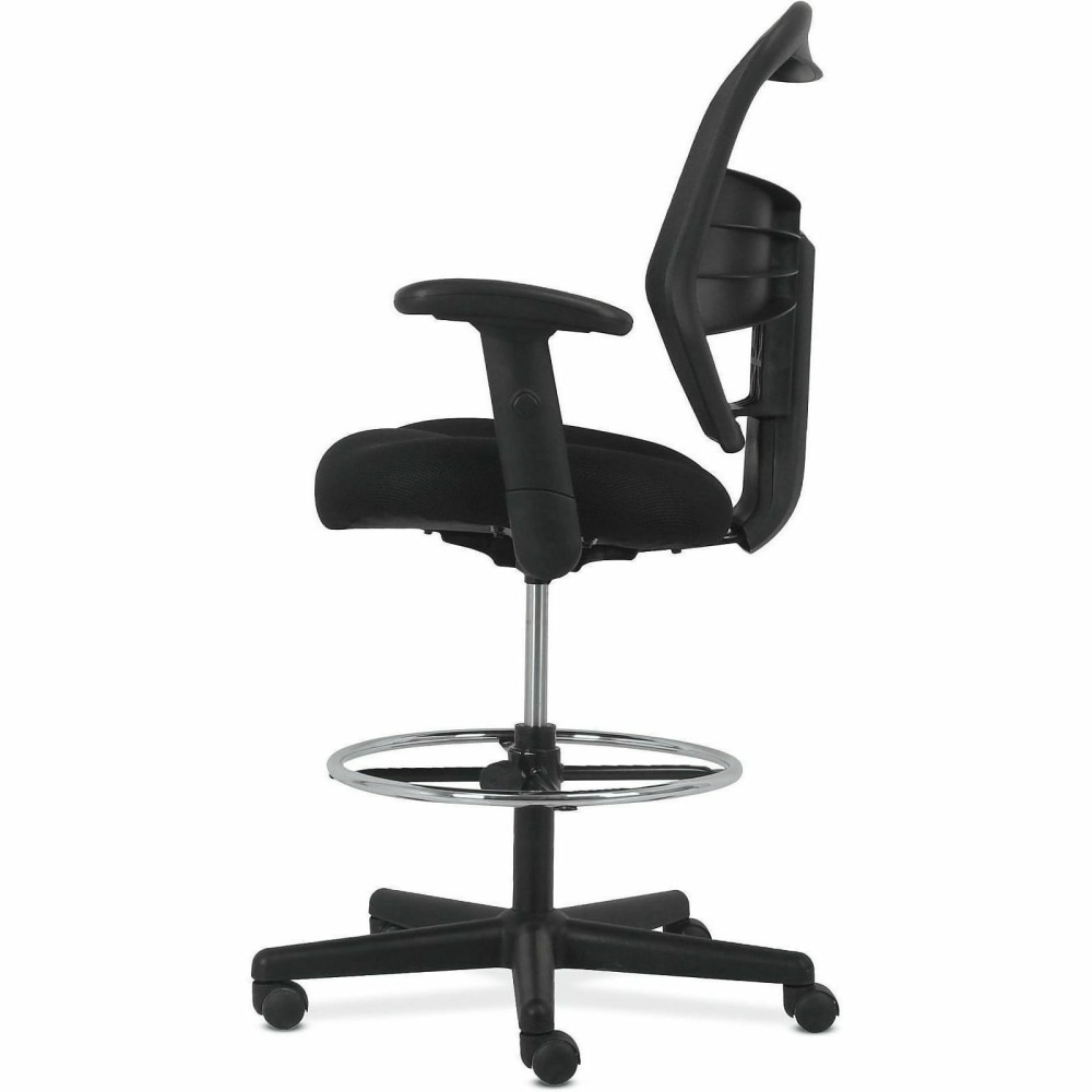 HON Prominent High Back Task Stool Black PopularChairscom   
