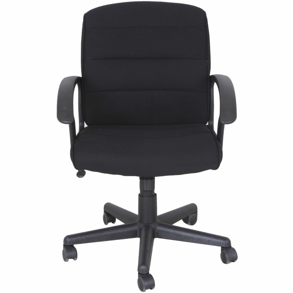 Lorell Soho Fabric Task Chair Black PopularChairscom   