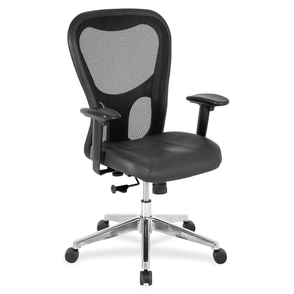 Lorell Executive Ergonomic Bonded LeatherMesh MidBack Chair Black PopularChairscom Lorell Executive Ergonomic Bonded LeatherMesh Mid Back Chair Black PopularChairscom