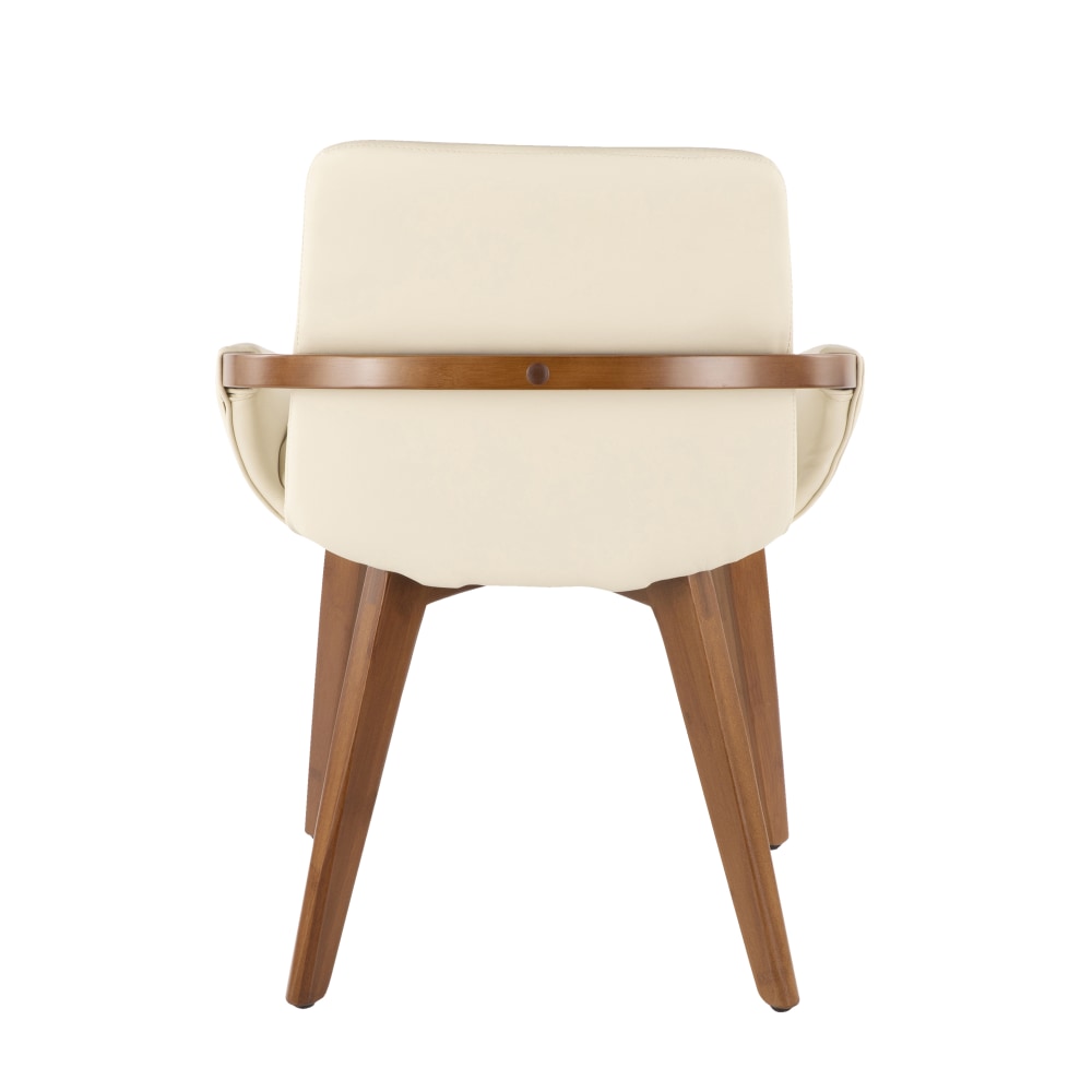 LumiSource Cosmo Chair WalnutCream PopularChairscom LumiSource Cosmo Chair WalnutCream PopularChairscom