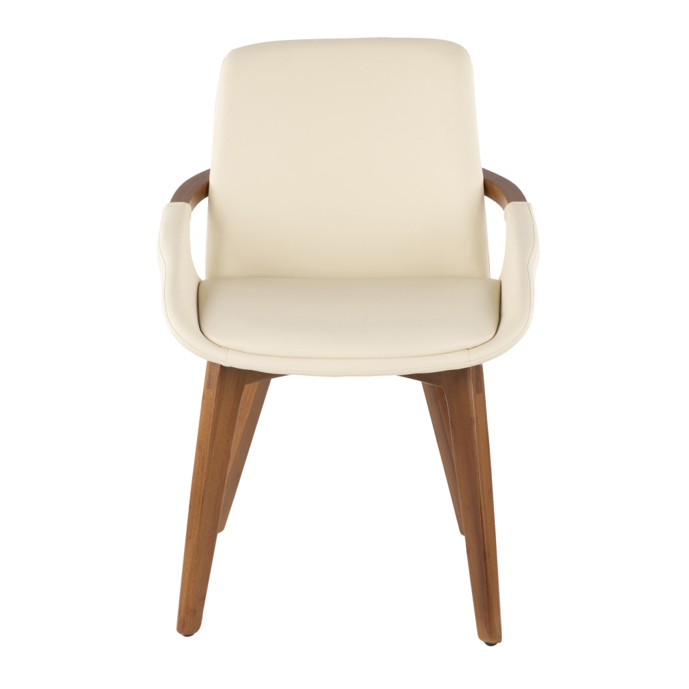 LumiSource Cosmo Chair WalnutCream PopularChairscom LumiSource Cosmo Chair WalnutCream PopularChairscom