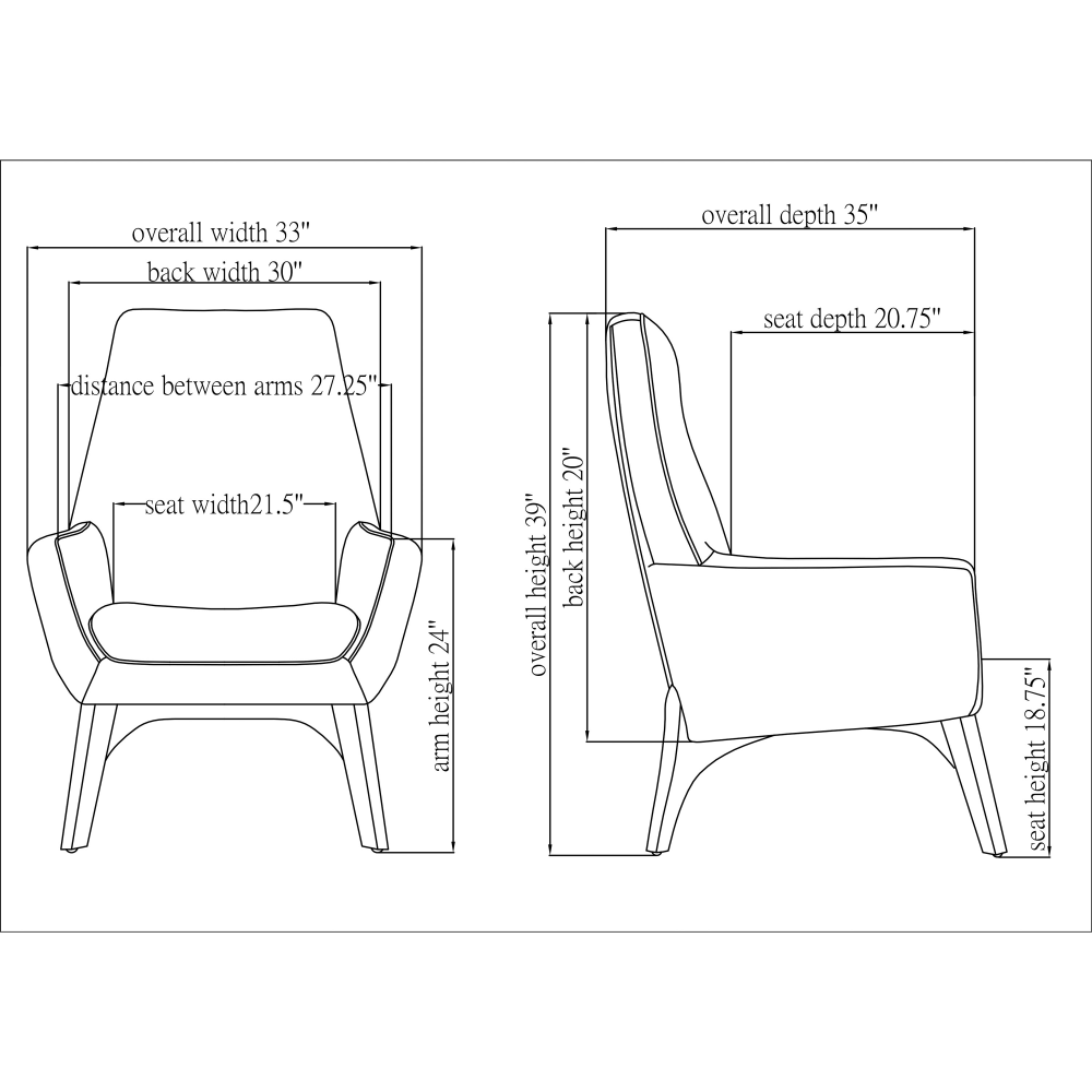 Lorell Quintessence Upholstered Side Chair With Lumbar Support BlackNatural PopularChairscom   