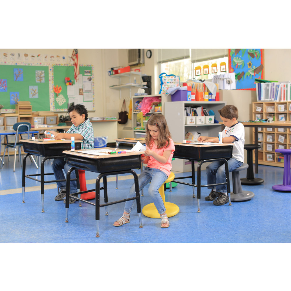 Kore Kids Wobble Chair 14inH Dark Gray PopularChairscom   