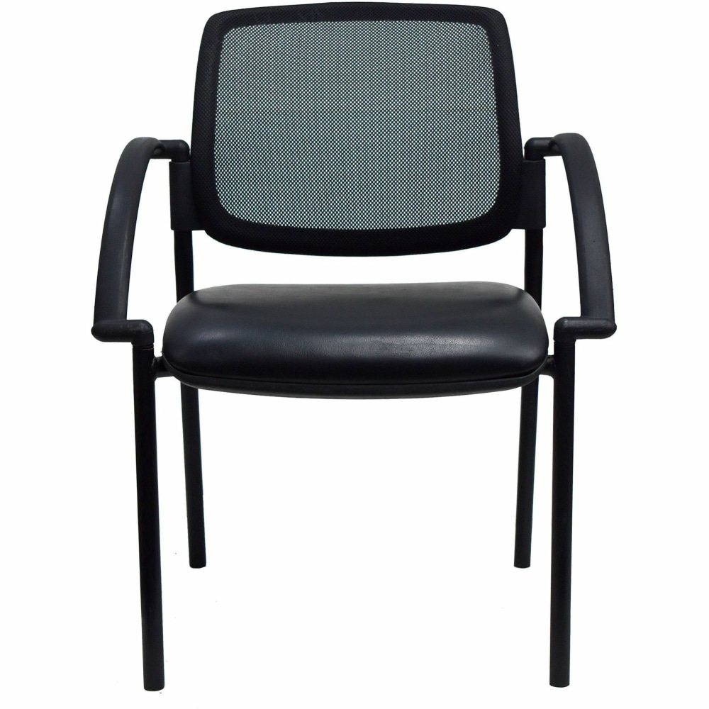 Lorell Breathable Mesh Guest Chair Black PopularChairscom Lorell Breathable Mesh Guest Chair Black PopularChairscom