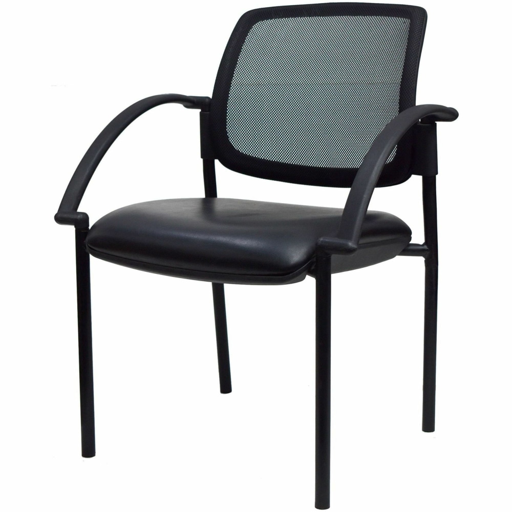 Lorell Breathable Mesh Guest Chair Black PopularChairscom Lorell Breathable Mesh Guest Chair Black PopularChairscom