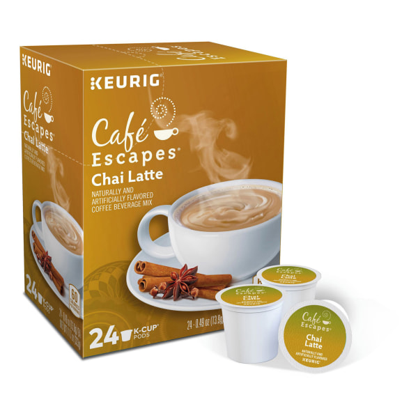 Cafe Escapes&trade; Chai Latte Coffee Single-Serve K-Cup&reg; GMT6805
