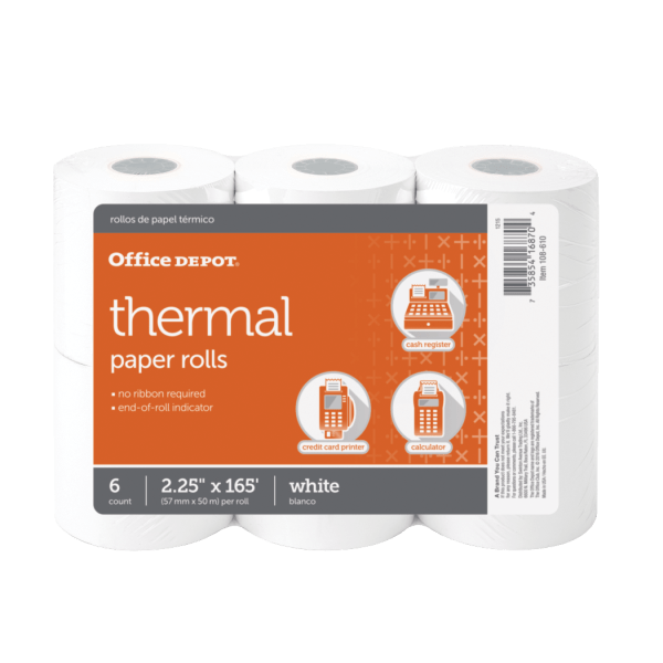 Office Depot® Brand High-Sensitivity Thermal Fax Paper Zerbee