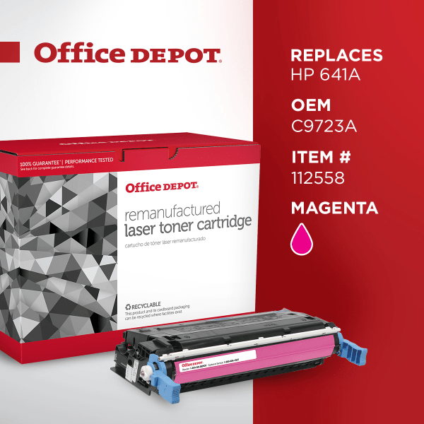 Office Depot® Brand Remanufactured Magenta Toner Cartridge - Zerbee