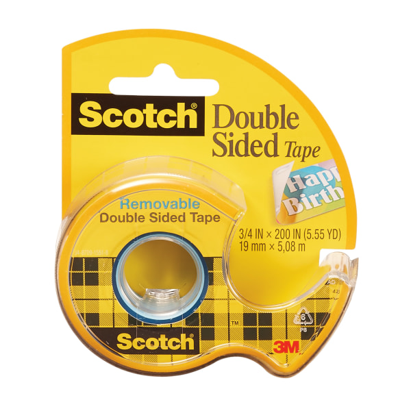 Scotch&reg; 667 Removable Double-Sided Tape MMM667