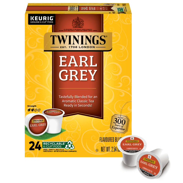 Twinings® Earl Grey Tea Single-Serve K-Cup® Pods, Box Of 24 - Zerbee