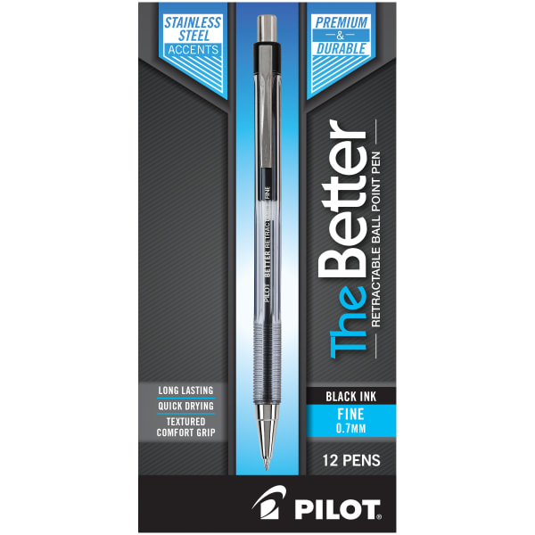 Pilot® Better™ Retractable Ballpoint Pens Zerbee