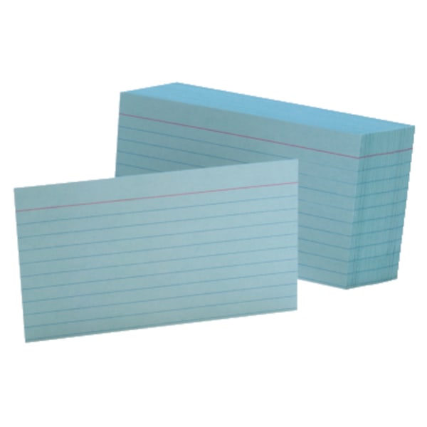 Office Depot Brand Glow Index Cards 4 x 6 Assorted Colors Pack Of