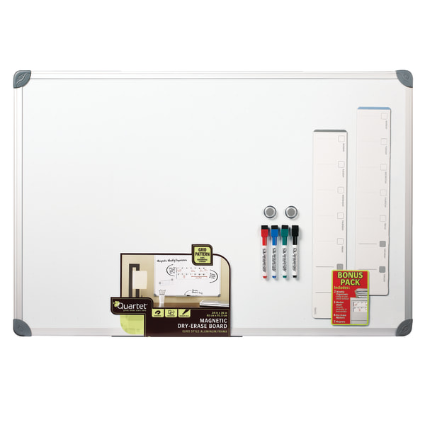 Quartet&reg; Euro Style Magnetic Dry-Erase Whiteboard QRT79378