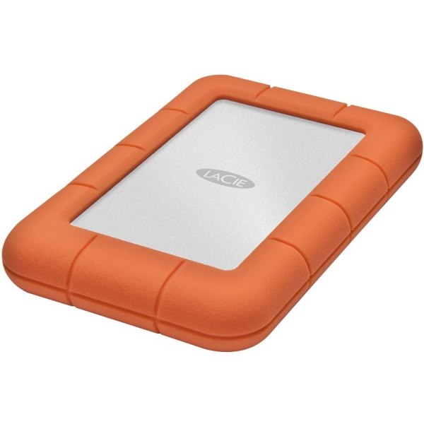 LaCie Rugged Mini LAC9000298 2 TB Portable Hard Drive - External - Orange 133017