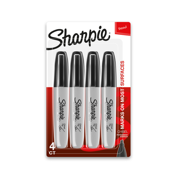 Sharpie Metallic Ink Chisel Tip Permanent Markers