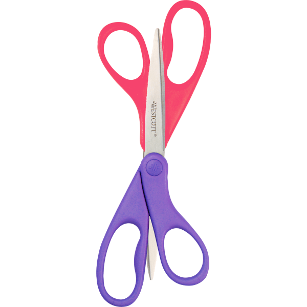 Westcott Ruler Clusters Student Scissors, 7", Pack Of 2 Zerbee