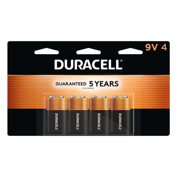 Duracell Coppertop 9-Volt Alkaline Batteries 1370863