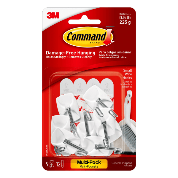 Command Large Refill, Damage Free Hanging Wall Adhesive Strips for Large  Indoor Wall Hooks, No Tools Removable Adhesive Strips for Christmas Hooks,  20